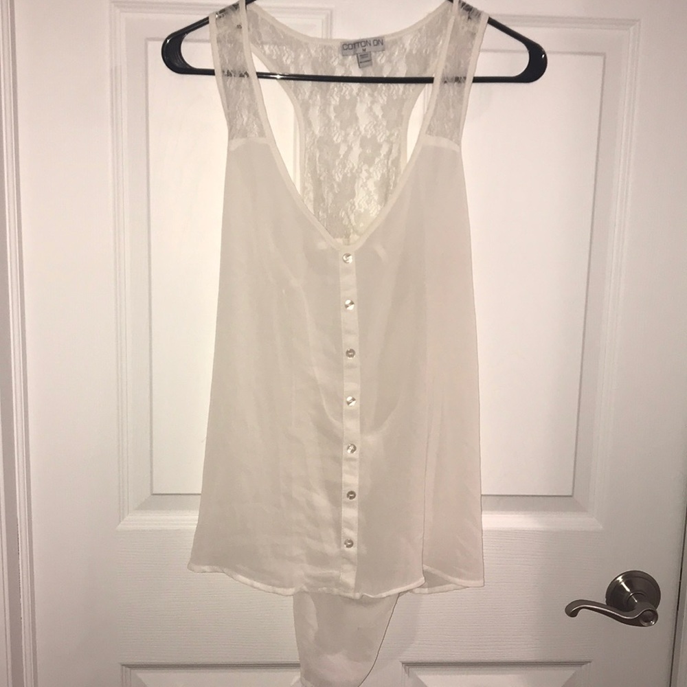 Sheer White Shirt